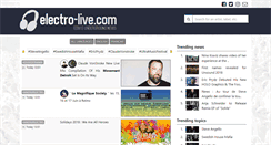 Desktop Screenshot of electro-live.com